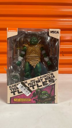 7-inch scale action figure of Michelangelo as "The Wanderer" from the Mirage Comics TMNT series.