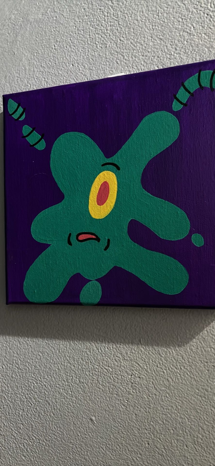 SpongeBob Plankton Splat Painting