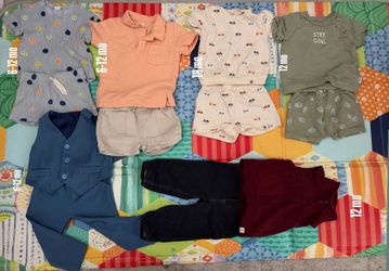 Baby boy clothing and shoes