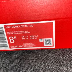 Nike Dunks  Comes With Box