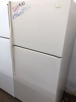 Whirlpool Refrigerator! Beautiful Bisque! 65 1/2” H x 29 1/2” W! 30-Day Warranty!