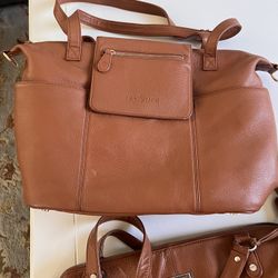 Lily Jade “Madeline” Diaper Bag. Never Used. All Inserts