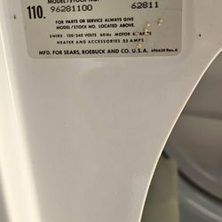 Kenmore electric dryer