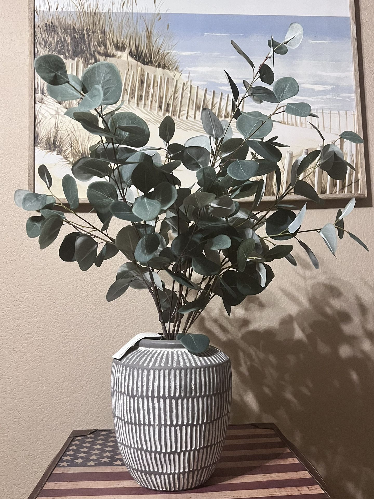 Design  By Lauren  Artificial Eucalyptus Plant ( Brand New) 
