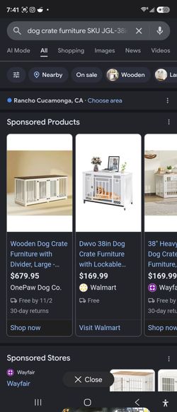 Dog Furniture Crate