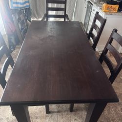 Handcrafted Wooded Dining Table Made in Germany  $350.00