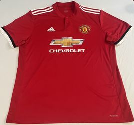 2017/18 Men’s Manchester United Adidas Home Jersey XL