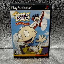 Rugrats Royal Ransom Sony PlayStation 2 PS2, TESTED & WORKING!