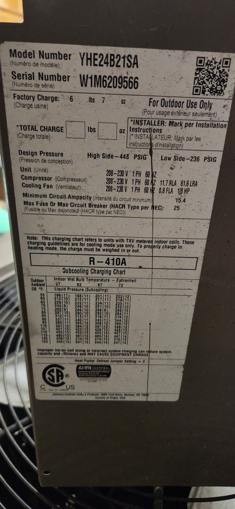 York 2-ton AC Condenser