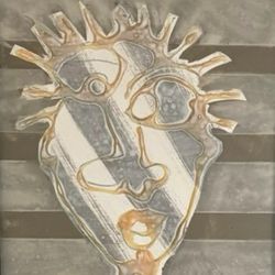 Original Modern Fine Art DAN SAYLES Painting Mix Medium San Diego Artist Signed Southern California Abstract Modern