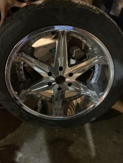 22” Rims And Tires Good Quality