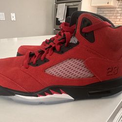 New Air Jordan 5 Retro Red Suede