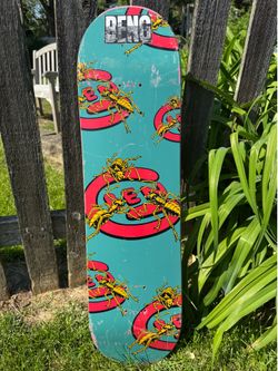 Skateboard deck Ben-G a well-known skateboard shop based in Amsterdam- 8.25"- used