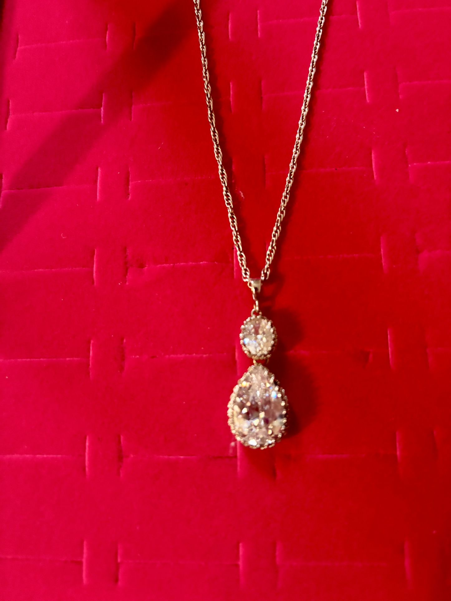 Silver Necklace And Pendant