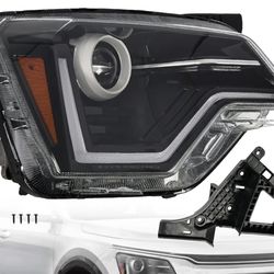 Headlight Assembly for Kia NIRO EV 2023-2025 Passenger Side Halogen W/ DRL LED