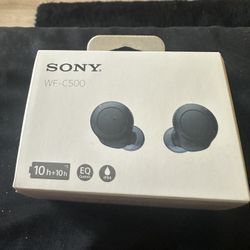 Sony WF-C500 Truly Wireless in-Ear Headphones, Black