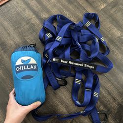 Hammock set (blue double hammock)