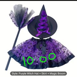 Witch Costume /Disfraz De Bruja