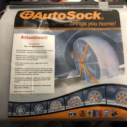 Autosock tire covers brand new