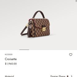 Louis Vuitton Croisette Bag
