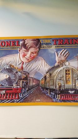 Lionel Trains Tin sign