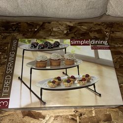 3 plate serving stand 
