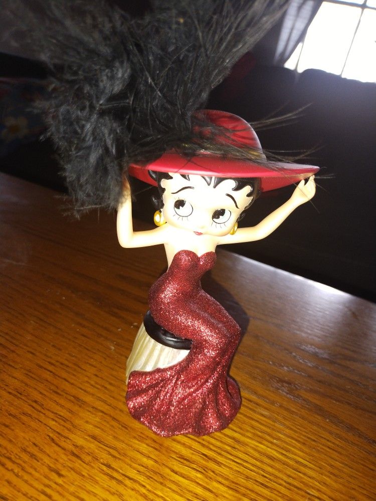 Glitter Vintage Betty Boop With Certificate