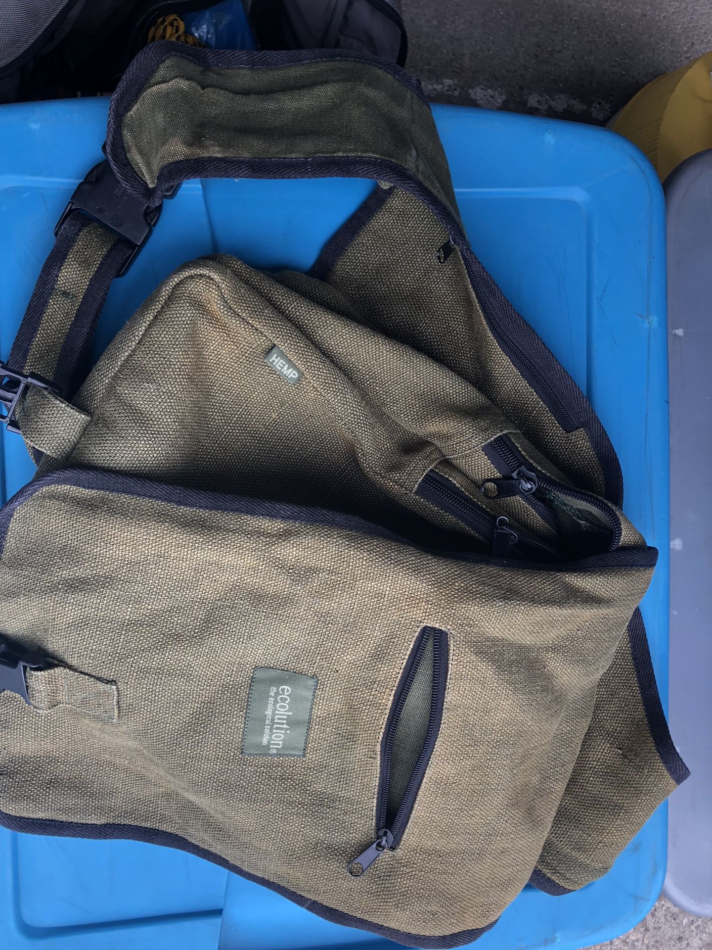 HEMP ECOLUTION CROSS BODY Messenger BAG