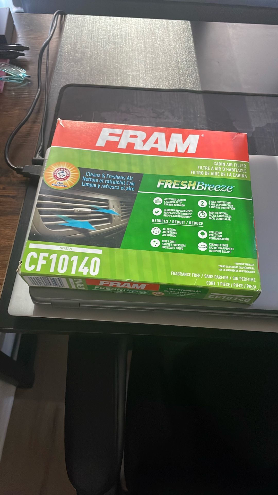 Fram CF10140 Cabin Air Filter (carbon Activated)