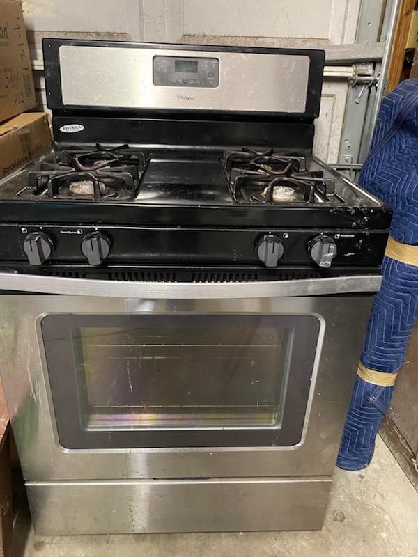 Whirlpool Gas Stove Stainless  Steel