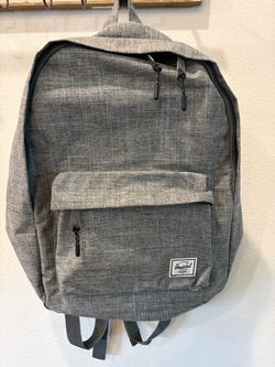 Grey heather-textured Herschel Classic Backpack