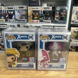 NEW IN HAND LE 3K & 4K PIECE Havok Nimrod X-Men Funko Pops #1548 #1549 Marvel