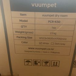 Pet drying / Sauna Room