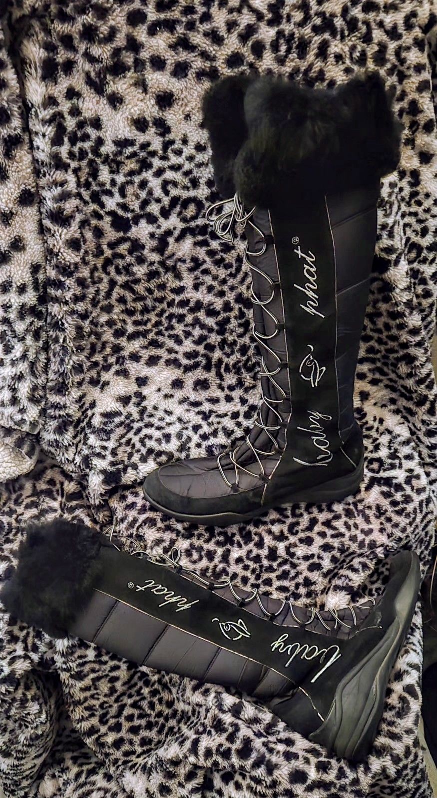 VINTAGE Baby Phat Knee-High Winter Boots 