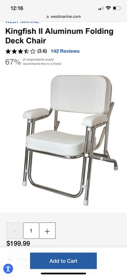 West marine folding deck chairs sales