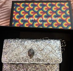 Kurt Geiger Silver Clutch bag ! 