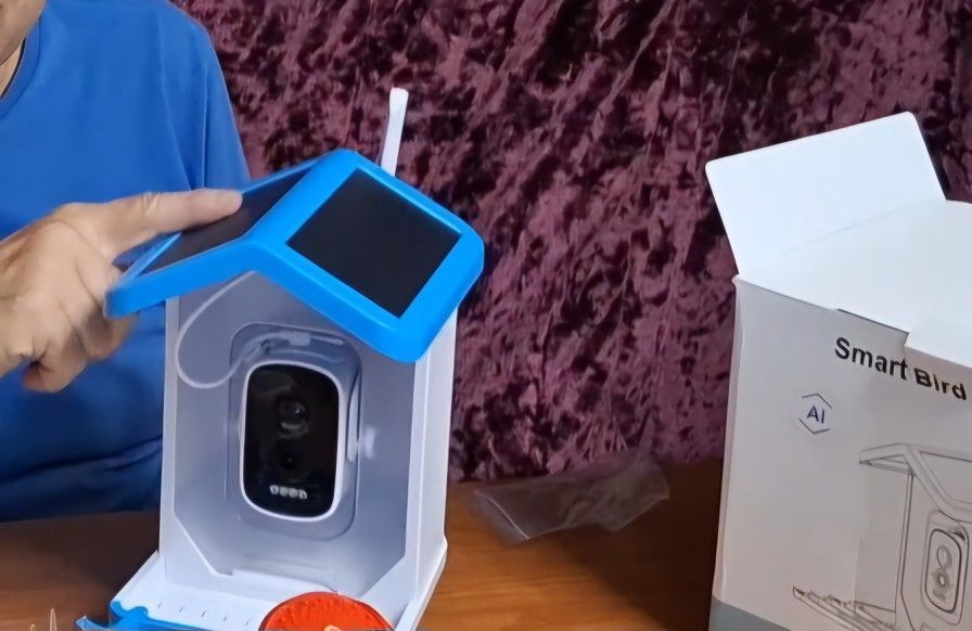 wifi security camera bird house. with night vision