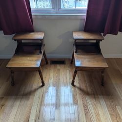 End Tables w/Storage Compartment 
