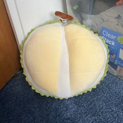 Fluffy Durian Fruit Pillow Plush Stuffed Animal
