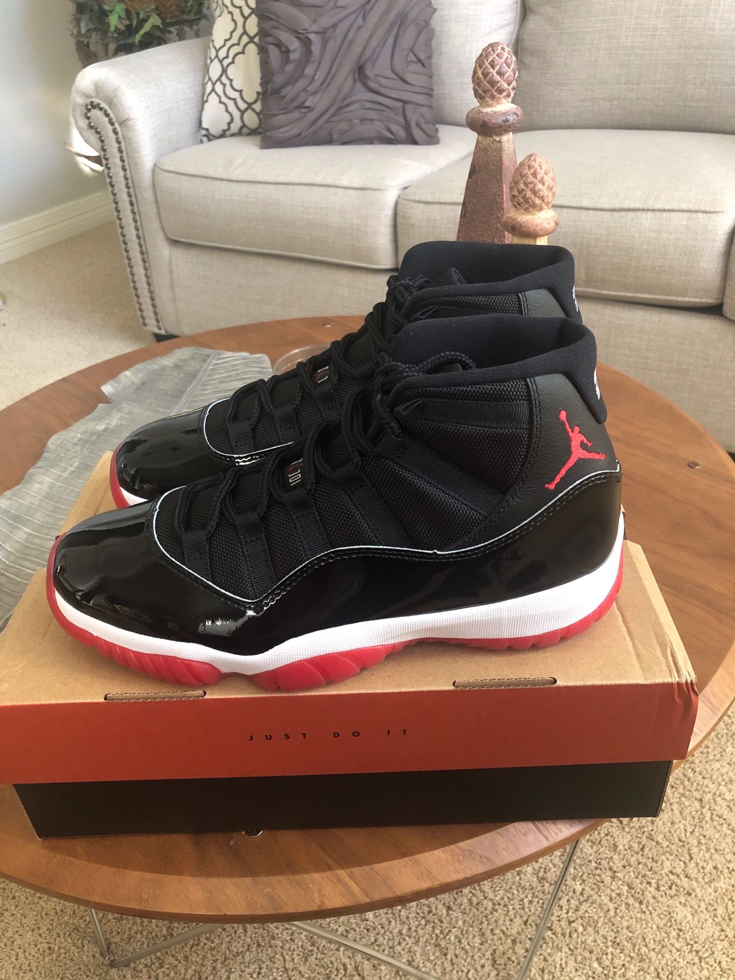 Retro Air Jordan Bred 11 Size 12