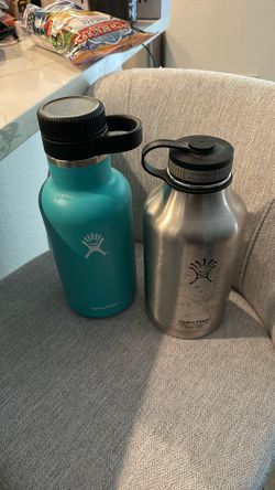 Two Hydro flasks