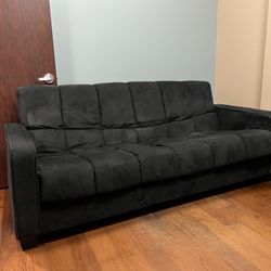 Black Couch Sofa 