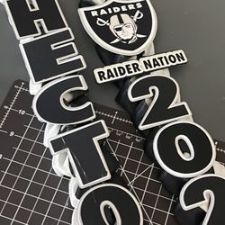 Raiders Keepsake Grad Lei