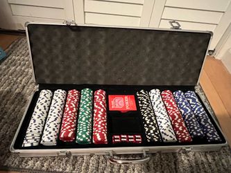 Poker Chips with Case