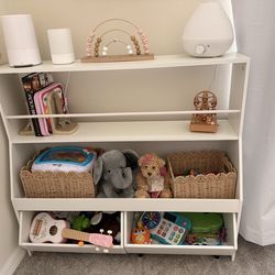 Toy Storage Cabinet Roll-Out Drawers – Good Condition