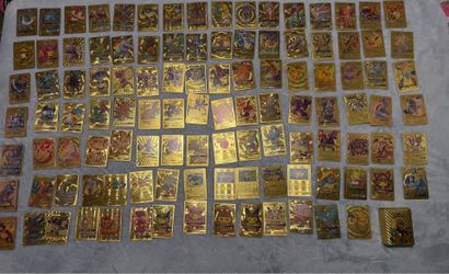 Pokémon Metallic Metal Trading Card Lot Charizard Pikachu Ash Ketchum Non-Sport