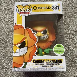 Funko POP! Cuphead 331 Cagney Carnation 2018 Spring Convention Exclusive