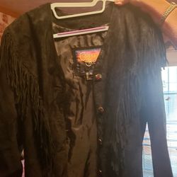 Cripple Creek Genuine Leather Woman's Jacket. Size L