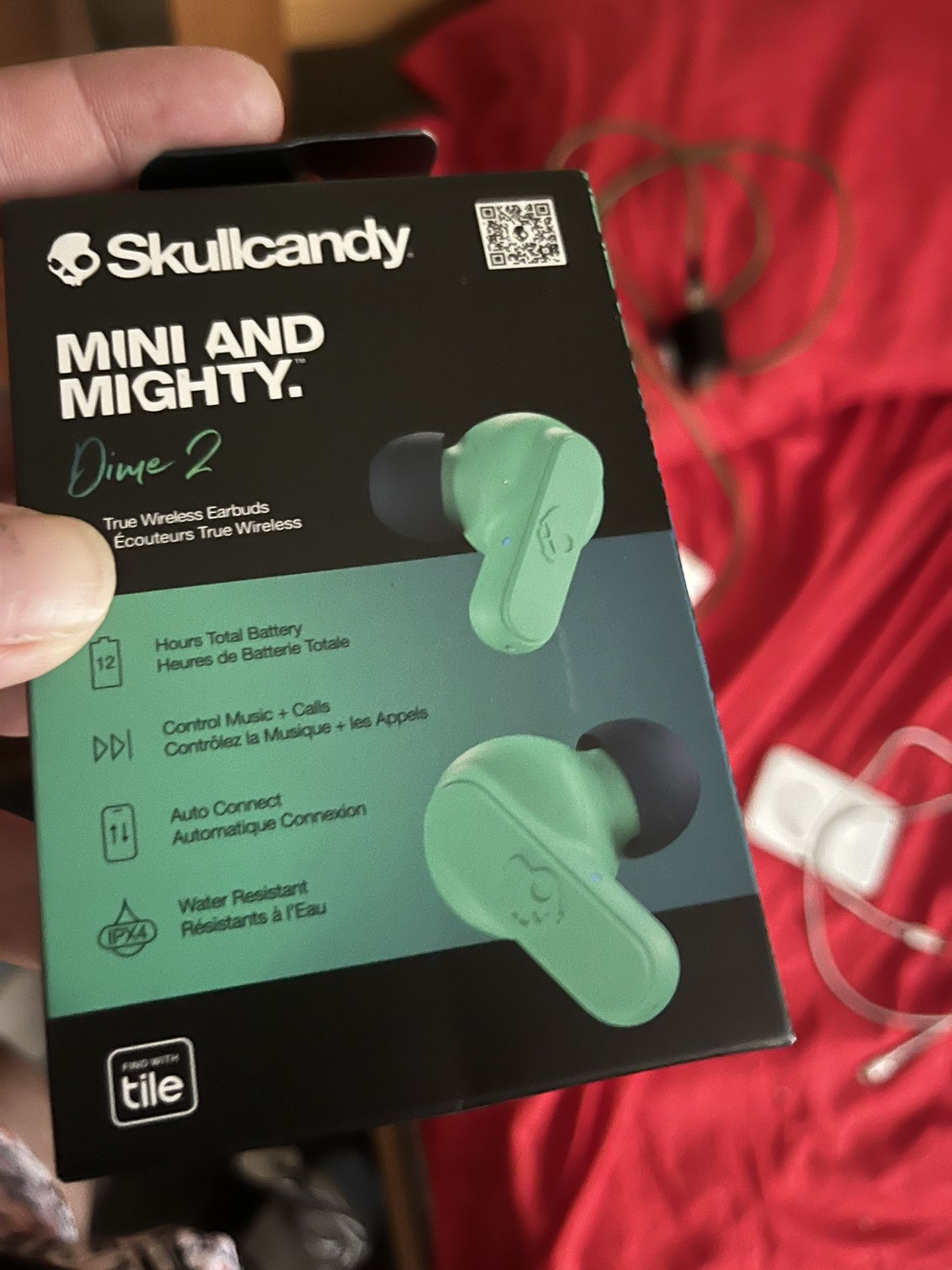 Skullcandy Mini & MIGHTY Dime 2 Wireless Blue-tooth Headphones In