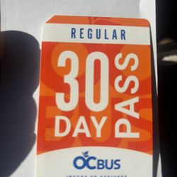 30 Day Bus Pass